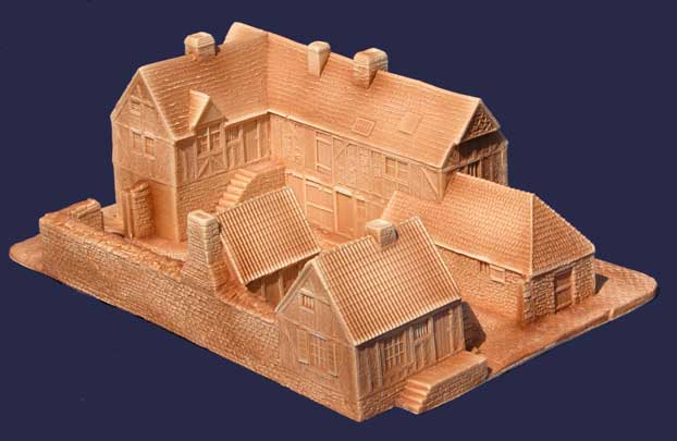 Hudson & Allen Studio 25 mm European Village Model for Tabletop Miniature Wargames 