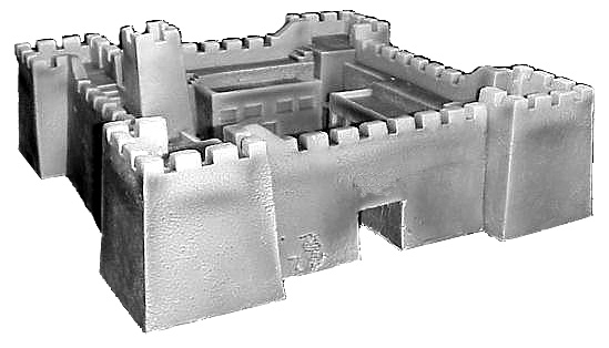 Hudson & Allen Studio's 25mm Scale Model Desert Fortress for Tabletop Wargaming