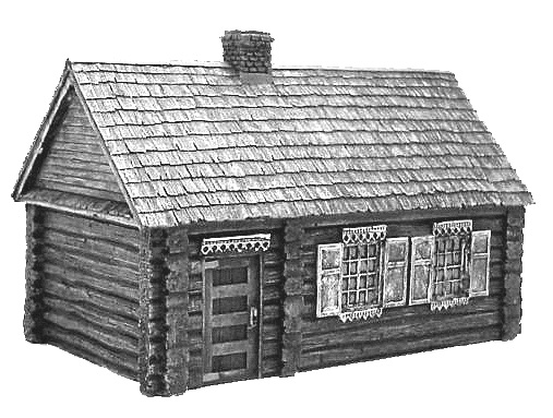 Log Cabin Village Set Building #3